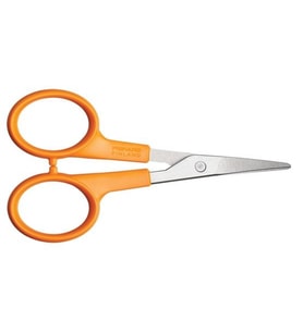 Fiskars 9808 M204 Kavisli Nakış Aplike Makası No: 4 inç / 10 cm - Paslanmaz Çeli