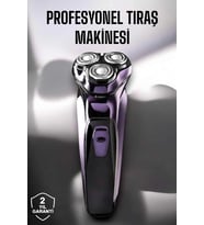 Mey İthalat® Profesyonel Şarjlı Saç Sakal Tıraş Makinesi Hassas Kesim