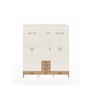 Kronos Dolap 6 Raflı 6 Çekmeceli 4 Askılı 220x59x243 Aytaşı-Aytaşı/Çam