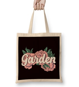 Garden Flowers Plants Gardener Gardening Planting Botanical Bez Çanta Uzun Saplı