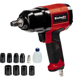 Einhell Havalı Darbeli Somun Sıkma Tc-Pw 340 (Maks. Tork 340 Nm, Sağ/Sol Dönüş, Kauçuk Kaplı Sap, 8