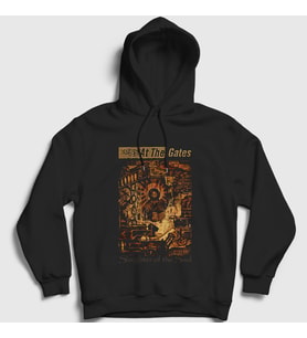 Presmono Unisex Siyah Slaughter Of The Soul At The Gates Kapüşonlu Sweatshirt 513947tt