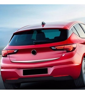 Opel Astra K Formlu Krom Bagaj Alt Çıta 2015 ve Sonrası Paslanmaz