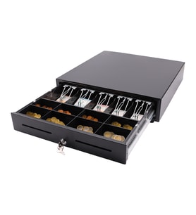 Olympia XLD 460A Geniş Tip Metal Para Çekmecesi (8 Bozuk Para, 4 Kağıt Para Bölmeli)