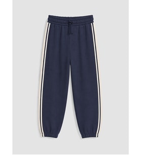 LCW Kids Lacivert Şeritli Erkek Çocuk Jogger Eşofman Altı