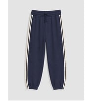 LCW Kids Lacivert Şeritli Erkek Çocuk Jogger Eşofman Altı