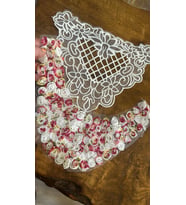 2 Lİ YAKA APLİKE SET DİKİŞ GİYİM APLİKE 29X22-33X15 CM