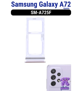 Samsung Galaxy A72 Sim Kart Tepsisi Çekmecesi Aparatı SM-A725F Uyumlu