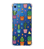PrintiFy Huawei Y6S Uyumlu Water Color 4 Baskılı Şeffaf Köşe Korumalı Antişok Kılıf