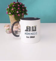 Jeoloji Mühendisi Kupa Bardak Siyah