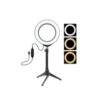 6.2cm LED Işık ve 16cm Stand ile Canlı Yayın ve Selfie İçin Özel Set