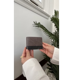 Hakiki Deri Erkek Cüzdan 2712 (Gri)