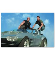 Cakatablo Hızlı ve Öfkeli Paul Walker ve Vin Diesel MDF Tablo