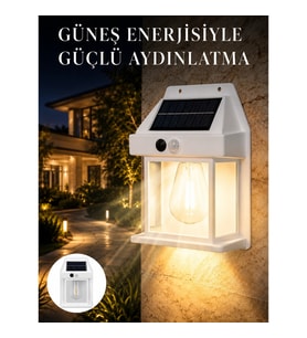 Mey İthalat® Sensörlü Solar Led Dış Duvar Aydınlatma Yeni Nesil