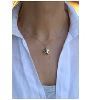 14 Ayar Altın 1.7 cm Yıldız Kolye Ucu