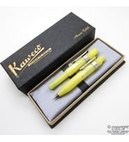 Kaweco Kalem Seti Frosted Sarı  Roller Kalem + 07 Versatil Kalem Set  İsme Özel Kalem