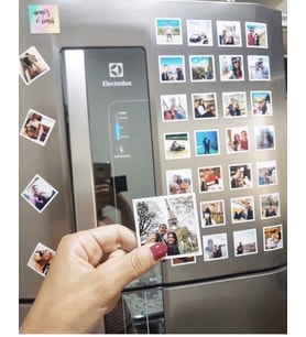 Buzdolabı Fotoğraflı Magnet, Foto Baskılı Magnet Seti, 30 Adet, Düğün, Çocuk, Bebek, Anne, Doğum günü Resimli Baskı Magnetli