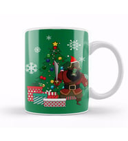 Monkey Island LeChuck Around The Christmas Tree Kupa Bardak Porselen