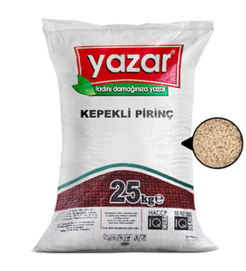 Yazar Kepekli Pirinç 25 Kg