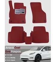 Tesla Model Y (2019-2024) Uyumlu EVA Paspas Tam Set – Birebir Uyum,Araca Özel Tasarım,Su Geçirmez