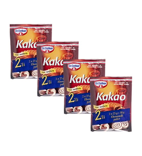 Dr.Oetker Kakao 2x25 gr x 4 Adet