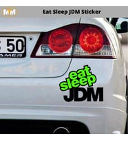 Eat Sleep Jdm Oto Sticker 15 CM