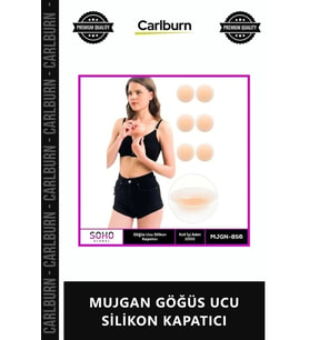 Özel Üretim Ten Rengi Yapışkanlı Yeniden Kullanılabilir Yumuşak MUJGAN GÖĞÜS UCU SİLİKON KAPATICI