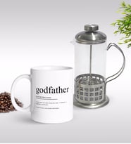 BK Home Baba Godfather Tasarımlı Kupa & French Press Seti-1 (Model 1)