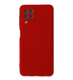 Northcity Samsung Galaxy A22 Uyumlu Kılıf Nano içi Kadife Silikon - Kırmızı