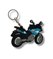 ANAHTARLIK, MASKOT SİLİKON İTHAL [ENDURO MOTOR MAVİ]