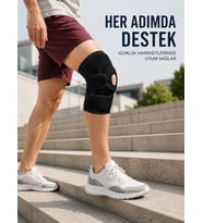 Silikon Patella Destekli Dizlik Nefes Alabilir Ayarlanabilir Cırtlı Ligament Desteği