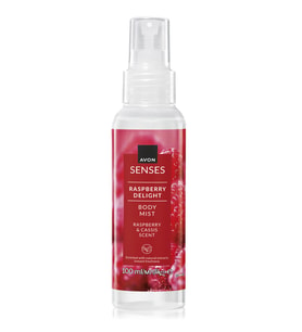 Avon Raspberry Delight Frambuaz ve Frenk Üzümü Kokulu Vücut Spreyi 100 Ml. (Renksiz)