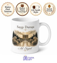 Anıtkabir Aslanlı Yol Saygı Duruşu Ata'ya Hasret Kupa Bardak Hediye