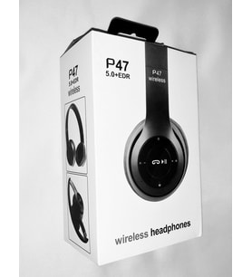 P47 Bluetooth 5.0 Kulak Üstü Kulaklık Mat Siyah