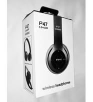P47 Bluetooth 5.0 Kulak Üstü Kulaklık Mat Siyah