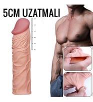 Et Dokusunda Yumuşak 5 Cm Dolgu Uzatmalı Penis Kılıfı Her Penise Uygun Realistik Penis Kılıfı