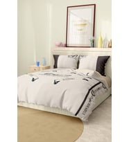 Nevresim Takımı Çift Kişilik Pamuklu Saten Kumaş 6 Parça 3D Dijital Baskı Duvet Cover Set Model No:9