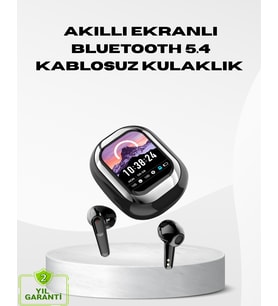 Akıllı Ekranlı Kablosuz Kulaklık – Gürültü Engelleme ve HD Ses Deneyimi