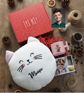 Kişiye Özel Karikatürlü Elektrik Mühendisi Hediye Kutusu - Kişiye Özel T Pastel Kupa, Peluş Yastık, Fotoğraf 1 Adet Mühendisler Günü Hediyesi