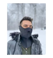 Motosiklet Yüz Boyun Koruyucu Neopren Maske Kulak Ve Göğüs Korumalı Rüzgar Maskesi Çift Taraflı