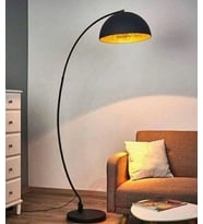 Retro Metal Dekoratif Siyah Köşe Lambası 40 cm