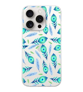 PrintiFy Apple  iPhone 15 Pro ile Uyumlu 1mm Slim Fit Nazar Boncuğu 3 Baskılı Şeffaf  Kılıf