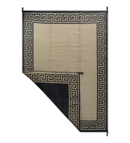 Savana XL Plaj Kamp Karavan Piknik Bahçe Halısı Balkon Teras Hasır Mat Savan Halı 240x330 (Kahverengi Açık)