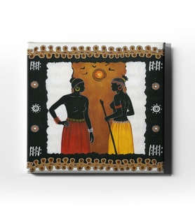 Afrikalı Kadınlar  Canvas Tablo ETK115