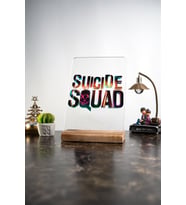 Ev Suicide Squad Sevenlere Masa Dekoratif Ahşap Obje