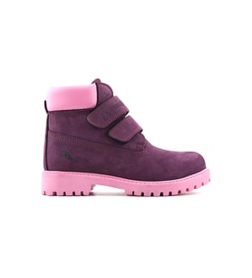 Lumberjack River Hakiki Deri Kız Çocuk Bot Lila Pembe