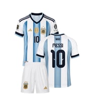 Messi Arjantin 2026 Dünya Kupası 3'lü Çocuk Futbol Forma Seti ( Forma,şort ve çorap )