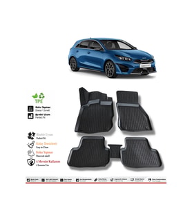 Kia Ceed 2022 Model 4D Havuzlu Paspas