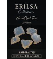 Sertifikalı Ham Opal Taşı 25–30 mm – İçsel Işığı Güçlendiren Doğal Taş (Çok Renkli)