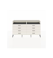 Arges Konsol 2 Raflı 8 Çekmeceli  176x30x99 Aytaşı-Antrasit/Aytaşı